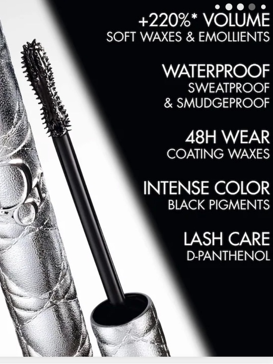 Dior Other - Dior Show Waterproof shade 90 Over Black Mascara  Extreme 24hr Volume. NIB